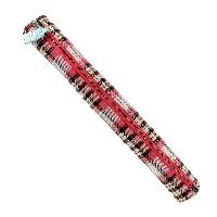 Etui pour aiguilles tricot en tissu tartan Rose et Bleu, Bohin