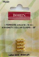 Fermoir aimant Dor 10 mm Bohin, 4 units