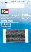 Fil  coudre transparent Prym N70, 200 Mtres