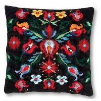 Folklore, kit coussin canevas Gobelin Vervaco