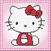 Hello Kitty, kit Diamond Painting Disney Vervaco