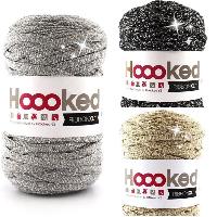 Fil crochet Hoooked Ribbon XL Lurex, DMC,  l unit