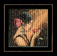 Belle Andalouse, kit broderie sur toile Ada Lanarte