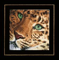 Lopard, kit broderie sur toile Ada Lanarte