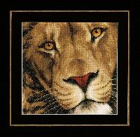 Le Roi des Animaux, kit broderie sur toile Ada Lanarte