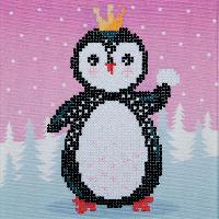 Pingouin, kit broderie Diamant Vervaco