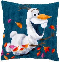 Olaf, kit coussin canevas Vervaco