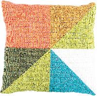 Triangles colors, kit coussin au point lanc Vervaco