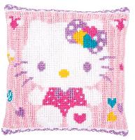 Hello Kitty Pastel, kit coussin canevas Vervaco