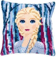 Reine des Neiges, kit coussin canevas Vervaco