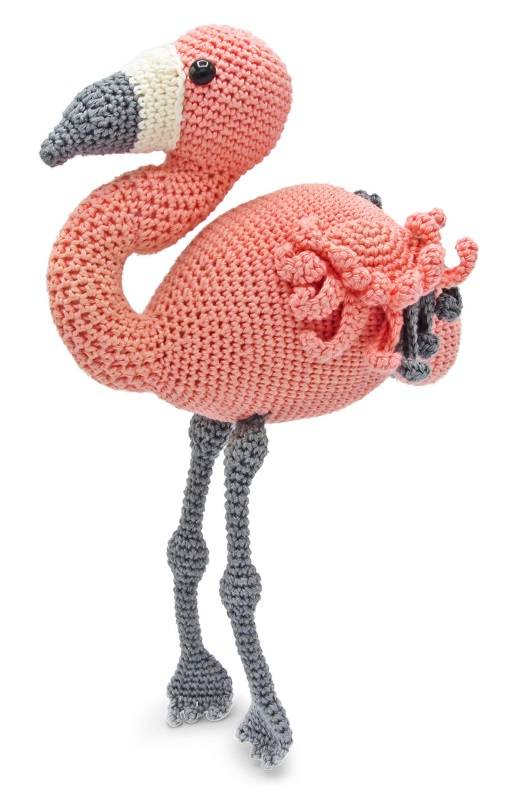 Kits Crochet : Kits Crochet Hardicraft,Coco Le Flamand Rose, Kit