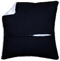 Dos de Coussin Noir Vervaco, 45 X 45 cm, avec fermeture