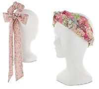 Betsy Ann & Mauvey, Kit foulchie et headband en Liberty pour femme Com 1 Ide