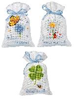 Fleurs & Papillons, lot de 3 kit sachets senteurs  broder Vervaco