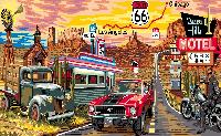 Route 66, canevas Luc Mimo Verde 