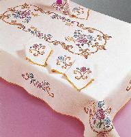Pnlope, nappe rectangulaire " Margot Broderie ", Broderie Traditionnelle