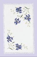 Napperon Avila les Iris, Broderie Traditionnelle