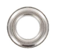 Oeillets argents 14 mm sans rondelles Bohin, 100 units