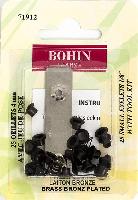 Oeillets bronzs 4 mm avec jeu de pose Bohin