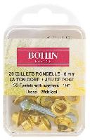 Oeillets dors 8 mm avec jeu de pose Bohin