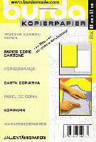 Papiers carbone jaune et blanc Burda, 83 X 57 cm