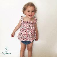 < Porquerolles >, patron  de couture robe ou top enfant Les Patronnes