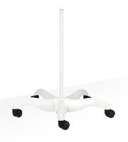 Pied  roulette universel Prestige coloris blanc Daylight 