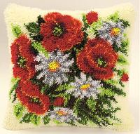 Bouquet de Fleurs, kit coussin point nou Vervaco