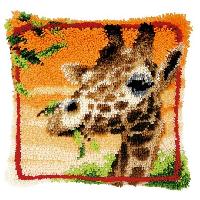 Girafe, kit coussin point nou Vervaco