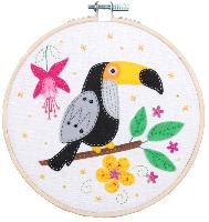 Toucan, kit d Artisanat avec Feutre Vervaco