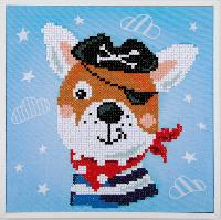 Chien Pirate, kit Diamond Painting Vervaco