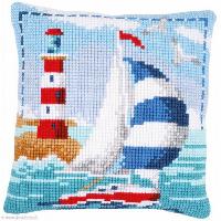 Le Phare, kit coussin canevas Vervaco