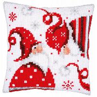 Les Lutins, kit coussin canevas Vervaco