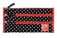 Pochette Polka noir  points blancs Prym