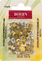 Recharge oeillets blancs 4 mm avec rondelles Bohin