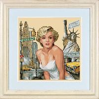 Marylin, kit broderie point de croix Rafael Angelo