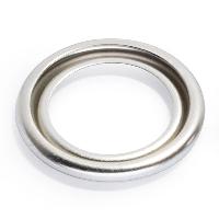 Rondelles 10b pour Oeillets 19.5 mm en Laiton Argent Mat Prym, 100 units