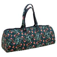 Sac  ouvrage < Colibris & Perroquets >, tissu coton et lin Dashwood