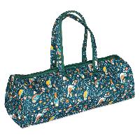 Sac  ouvrage < Oiseaux Multicolores >, tissu coton et lin Dashwood