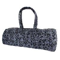 Sac  ouvrage motif Cachemire Noir