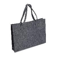 Sac cabas feutr couleur gris 