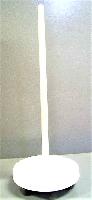 Pied  roulette universel blanc Daylight