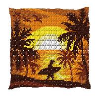 Surf, kit coussin canevas Luc