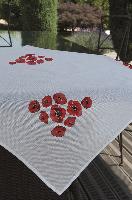 Coquelicots, surnappe " Brodlia " kit broderie traditionnelle