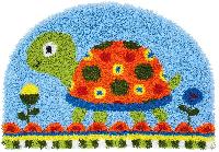 Tortue, kit tapis point nou Vervaco