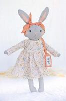 Doudou < Bunny Coccolini > kit couture facile  raliser, marque Stafil