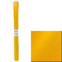 Coupon de tissu < simili cuir Vegan > COM 1 IDEE, coloris JAUNE MAS, 50 X 70 cm