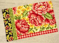 Fleurs Estivales, kit tapis canevas Vervaco